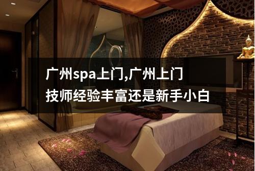 广州spa上门,广州上门技师经验丰富还是新手小白