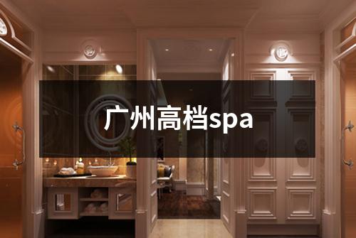 广州高档spa