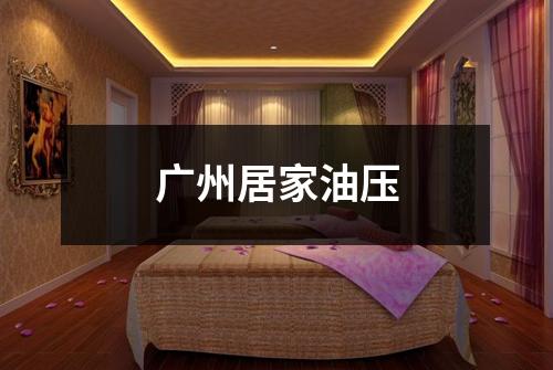 广州居家油压