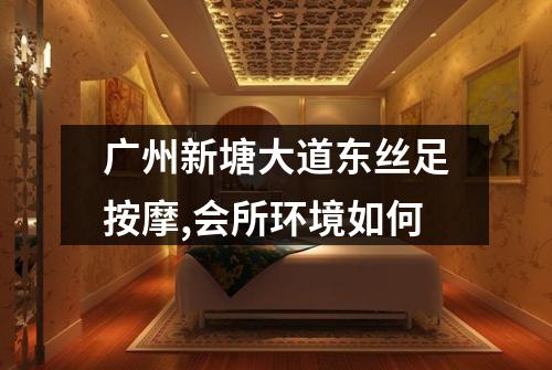 广州新塘大道东丝足按摩,会所环境如何