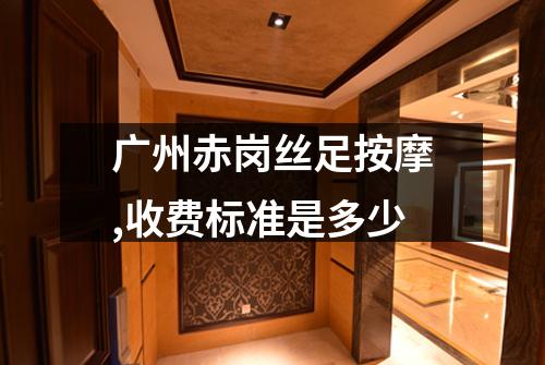 广州赤岗丝足按摩,收费标准是多少
